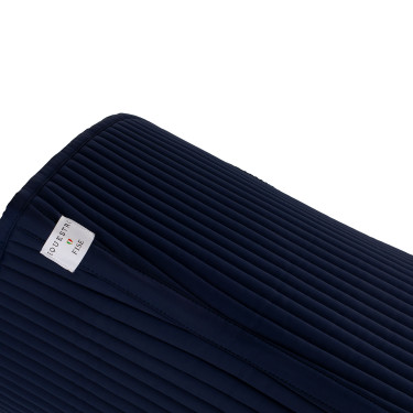 Sottosella da dressage Equestro x FISE con logo ricamato Blazer marine Blu marino