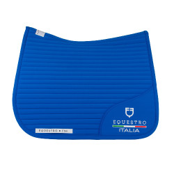 Sottosella da dressage Equestro x FISE con logo ricamato Blu di Savoia Sottosella da dressage Equestro x FISE con logo ricamato Blu di Savoia