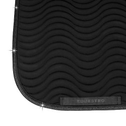 Sottosella da dressage Equestro Universe Wave Nero