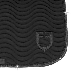 Sottosella da dressage Equestro Universe Wave Nero