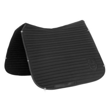 Sottosella da dressage Equestro Universe Stripe Nero