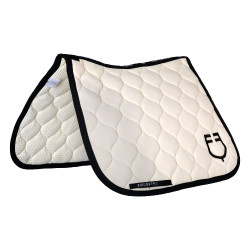 Sottosella da dressage Equestro trapuntato a cipolla Beige