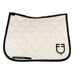 Sottosella da dressage Equestro trapuntato a cipolla Beige