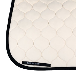 Sottosella da dressage Equestro trapuntato a cipolla Beige