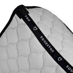 Sottosella da dressage Equestro trapuntato a cipolla Nebbia portuale Bianco Sottosella da dressage Equestro trapuntato a cipolla Nebbia portuale Bianco