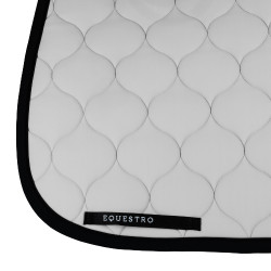 Sottosella da dressage Equestro trapuntato a cipolla Nebbia portuale Bianco Sottosella da dressage Equestro trapuntato a cipolla Nebbia portuale Bianco