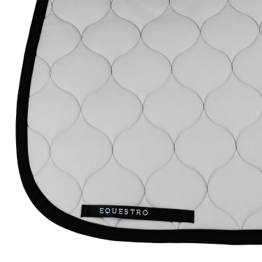 Sottosella da dressage Equestro trapuntato a cipolla Nebbia portuale Bianco Sottosella da dressage Equestro trapuntato a cipolla Nebbia portuale Bianco