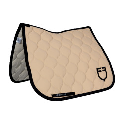 Sottosella da dressage Equestro trapuntato a cipolla Tan Oxford Rosa