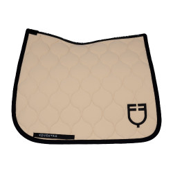 Sottosella da dressage Equestro trapuntato a cipolla Tan Oxford Rosa