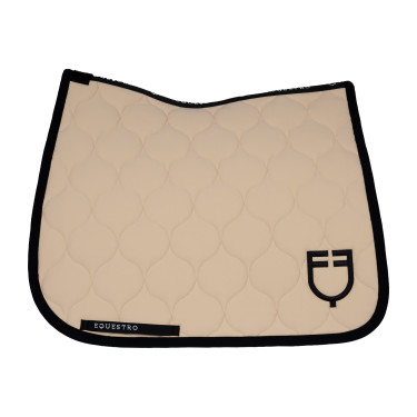 Sottosella da dressage Equestro trapuntato a cipolla Tan Oxford Rosa
