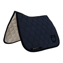 Sottosella da dressage Equestro trapuntato a cipolla Blazer marine Blu marino