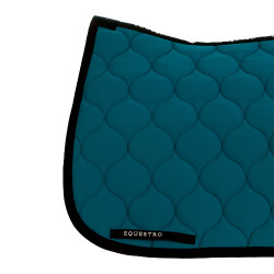 Sottosella da dressage Equestro trapuntato a cipolla Petrolio Blu