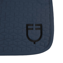Sottosella da dressage Equestro trapuntato a cubetti Marina Blu marino Sottosella da dressage Equestro trapuntato a cubetti Marina Blu marino