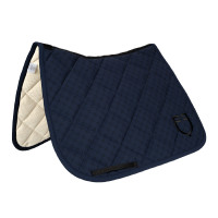 Sottosella da dressage Equestro con monogramma stampato Blazer da equitazione blu scuro / nero Blu marino Sottosella da dressage Equestro con monogramma stampato Blazer da equitazione blu scuro / nero Blu marino