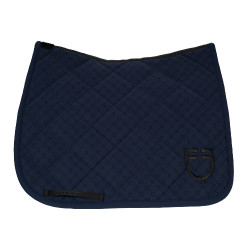 Sottosella da dressage Equestro con monogramma stampato Blazer da equitazione blu scuro / nero Blu marino Sottosella da dressage Equestro con monogramma stampato Blazer da equitazione blu scuro / nero Blu marino