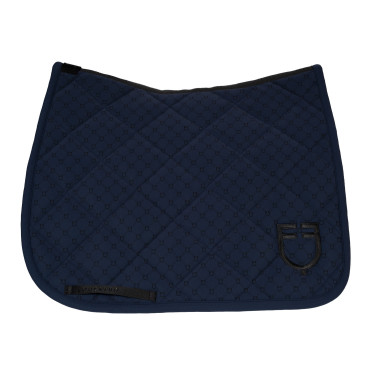 Sottosella da dressage Equestro con monogramma stampato Blazer da equitazione blu scuro / nero Blu marino Sottosella da dressage Equestro con monogramma stampato Blazer da equitazione blu scuro / nero Blu marino