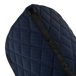 Sottosella da dressage Equestro con monogramma stampato Blazer da equitazione blu scuro / nero Blu marino Sottosella da dressage Equestro con monogramma stampato Blazer da equitazione blu scuro / nero Blu marino