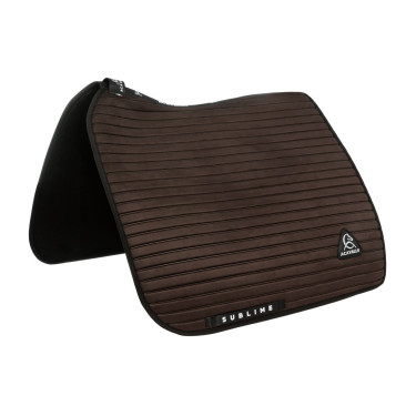 Sotto sella da dressage Acavallo Sublime in pelle scamosciata a bande Marrone Sotto sella da dressage Acavallo Sublime in pelle scamosciata a bande Marrone