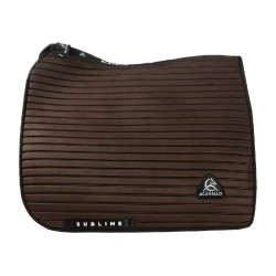 Sotto sella da dressage Acavallo Sublime in pelle scamosciata a bande Marrone Sotto sella da dressage Acavallo Sublime in pelle scamosciata a bande Marrone
