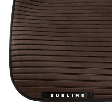 Sotto sella da dressage Acavallo Sublime in pelle scamosciata a bande Marrone Sotto sella da dressage Acavallo Sublime in pelle scamosciata a bande Marrone