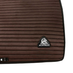 Sotto sella da dressage Acavallo Sublime in pelle scamosciata a bande Marrone Sotto sella da dressage Acavallo Sublime in pelle scamosciata a bande Marrone