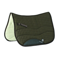 Tappeto Burioni cotone/lana Scafarda Verde