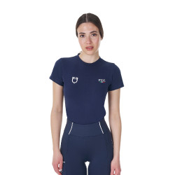 T-shirt equitazione donna Equestro x FISE slim T-shirt equitazione donna Equestro x FISE slim