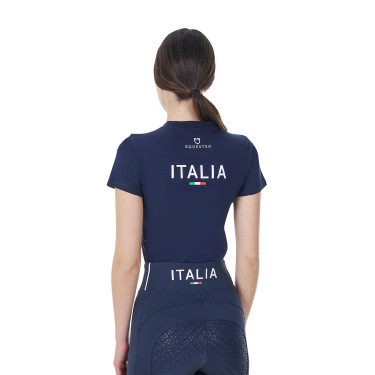 T-shirt equitazione donna Equestro x FISE slim T-shirt equitazione donna Equestro x FISE slim