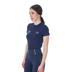 T-shirt equitazione donna Equestro x FISE slim T-shirt equitazione donna Equestro x FISE slim
