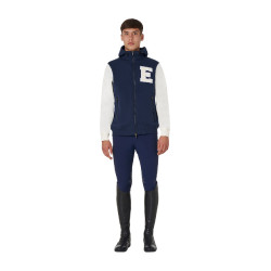 Felpa equitazione uomo Equestro bicolore con zip Felpa equitazione uomo Equestro bicolore con zip
