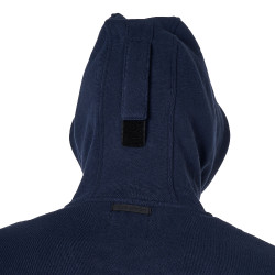 Felpa da uomo Equestro EQ con zip frontale Blazer marine Blu marino