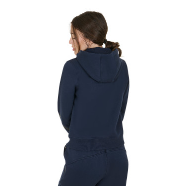 Felpa da donna Equestro Institutional con zip frontale Blazer marine Blu marino Felpa da donna Equestro Institutional con zip frontale Blazer marine Blu marino
