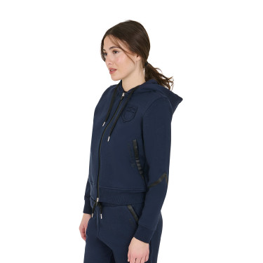 Felpa da donna Equestro Institutional con zip frontale Blazer marine Blu marino Felpa da donna Equestro Institutional con zip frontale Blazer marine Blu marino