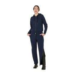Felpa da donna Equestro Institutional con zip frontale Blazer marine Blu marino Felpa da donna Equestro Institutional con zip frontale Blazer marine Blu marino