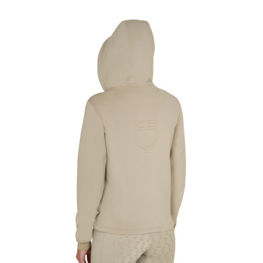 Felpa cropped equitazione donna con cappuccio Equestro Felpa cropped equitazione donna con cappuccio Equestro