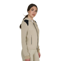 Felpa cropped equitazione donna con cappuccio Equestro Felpa cropped equitazione donna con cappuccio Equestro