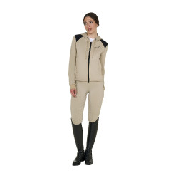 Felpa cropped equitazione donna con cappuccio Equestro Felpa cropped equitazione donna con cappuccio Equestro