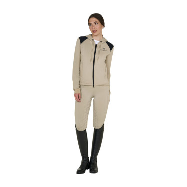 Felpa cropped equitazione donna con cappuccio Equestro Felpa cropped equitazione donna con cappuccio Equestro