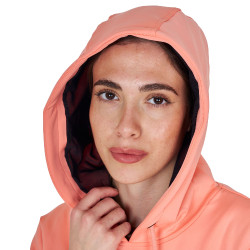 Felpa da donna Equestro con inserti Fiore del deserto Rosa