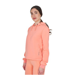Felpa da donna Equestro con inserti Fiore del deserto Rosa