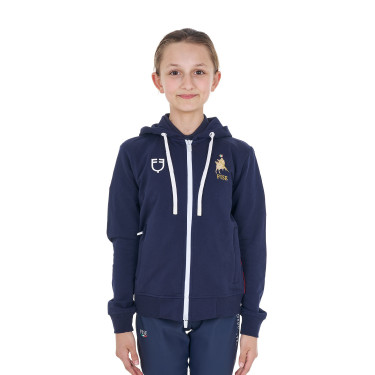 Felpa unisex per bambini Equestro x FISE Blazer marine Blu marino