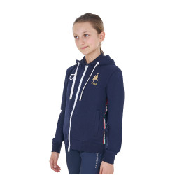 Felpa unisex per bambini Equestro x FISE Blazer marine Blu marino