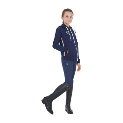 Felpa unisex per bambini Equestro x FISE Blazer marine Blu marino