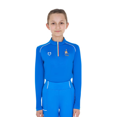 Sottogiacca unisex per bambini Equestro x FISE Blu di Savoia