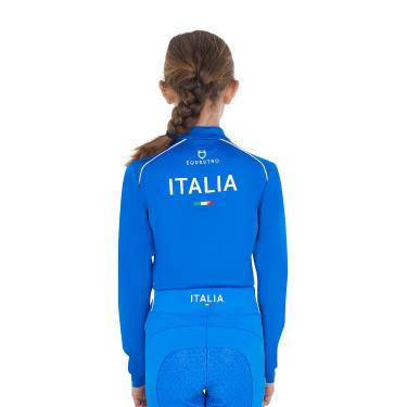 Sottogiacca unisex per bambini Equestro x FISE Blu di Savoia