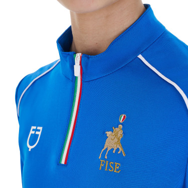 Sottogiacca unisex per bambini Equestro x FISE Blu di Savoia