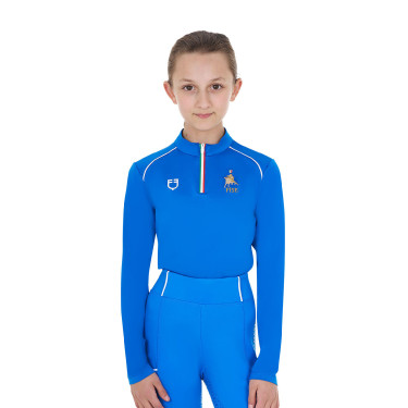 Sottogiacca unisex per bambini Equestro x FISE Blu di Savoia