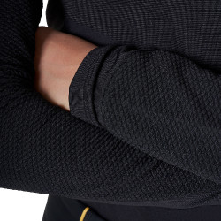 Sottostrato unisex per bambini Equestro in tessuto tecnico Nero / nero