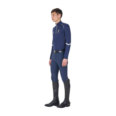 Sottostrato da allenamento uomo Equestro x FISE Blazer marine Blu marino Sottostrato da allenamento uomo Equestro x FISE Blazer marine Blu marino