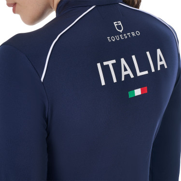 Sottostrato da allenamento da donna Equestro x FISE Blazer marine Blu marino Sottostrato da allenamento da donna Equestro x FISE Blazer marine Blu marino